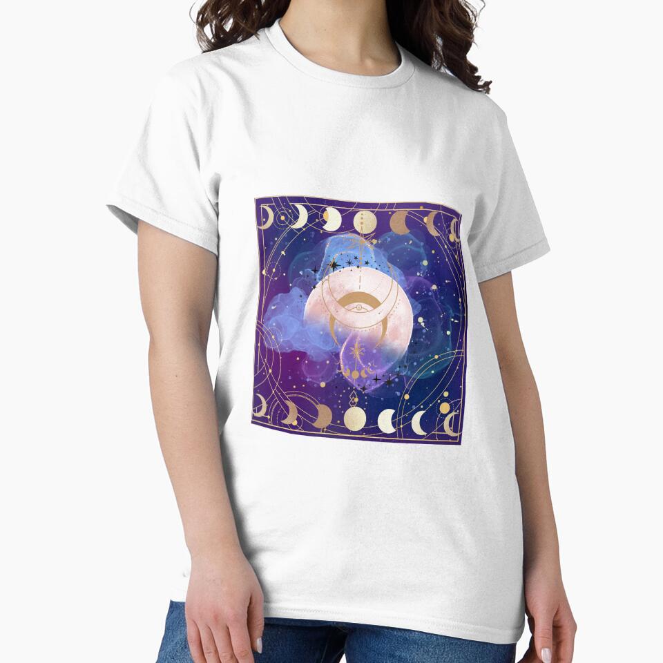 Lunar Phase Celestial Design by Lummina