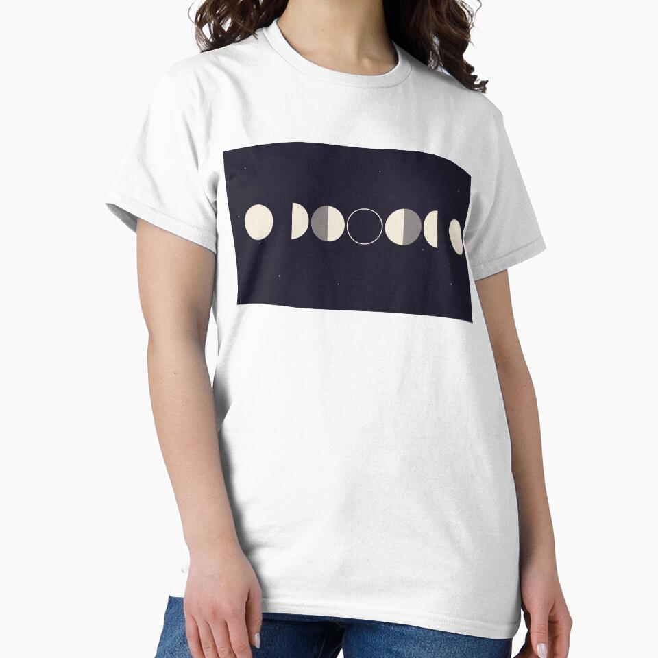 Moon Phases Celestial Line Art by Best7Design