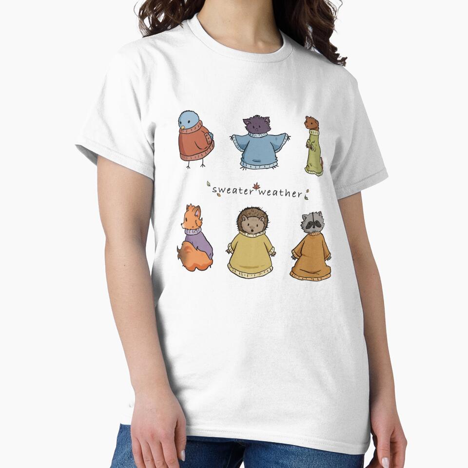 Forest Critters in Sweaters by aquastarcove
