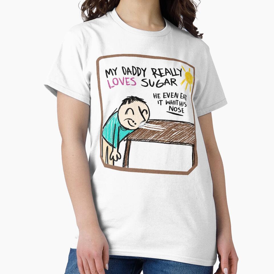 Funny Dad Loves Shugar by Eolithic