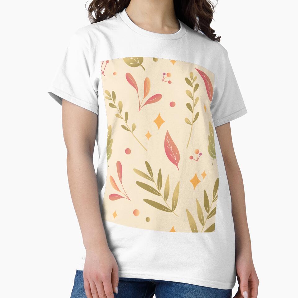 cute Pattern Dry Leaves v1 by cute--world