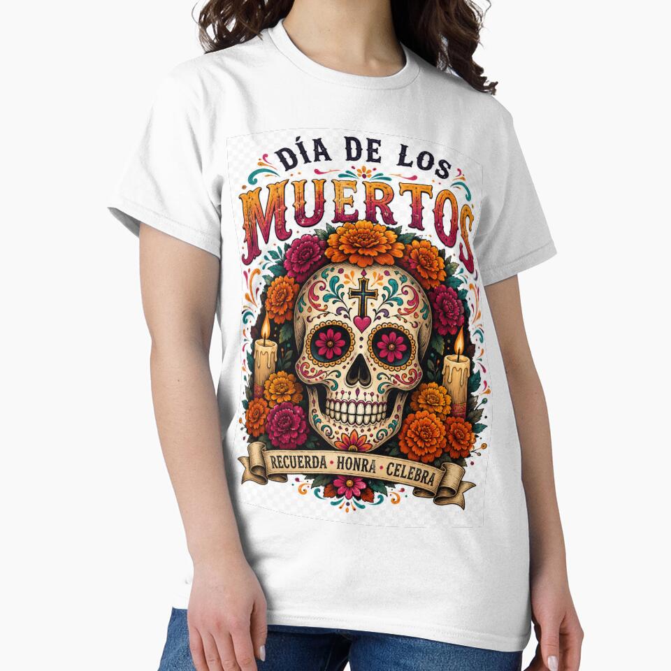 Floral sugar skull celebration by urbanshop7