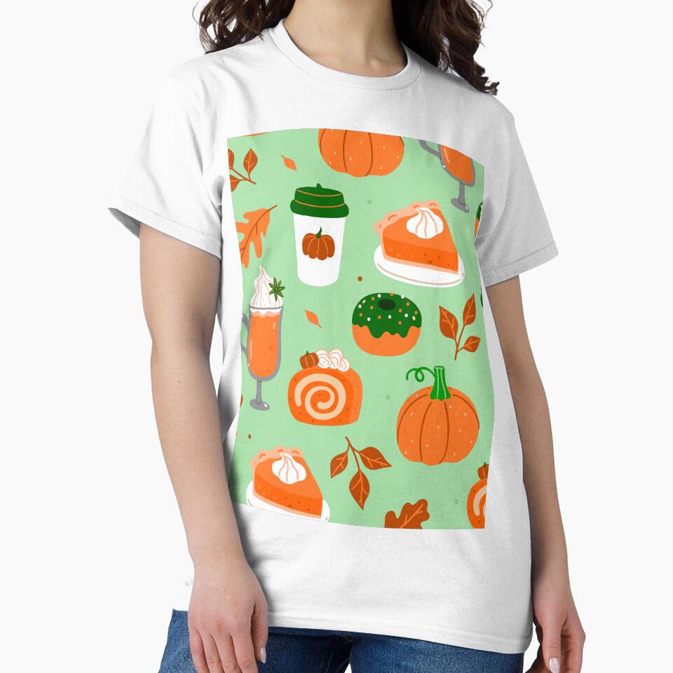 pumpkin spice coffee pastel green by Gossip Rag