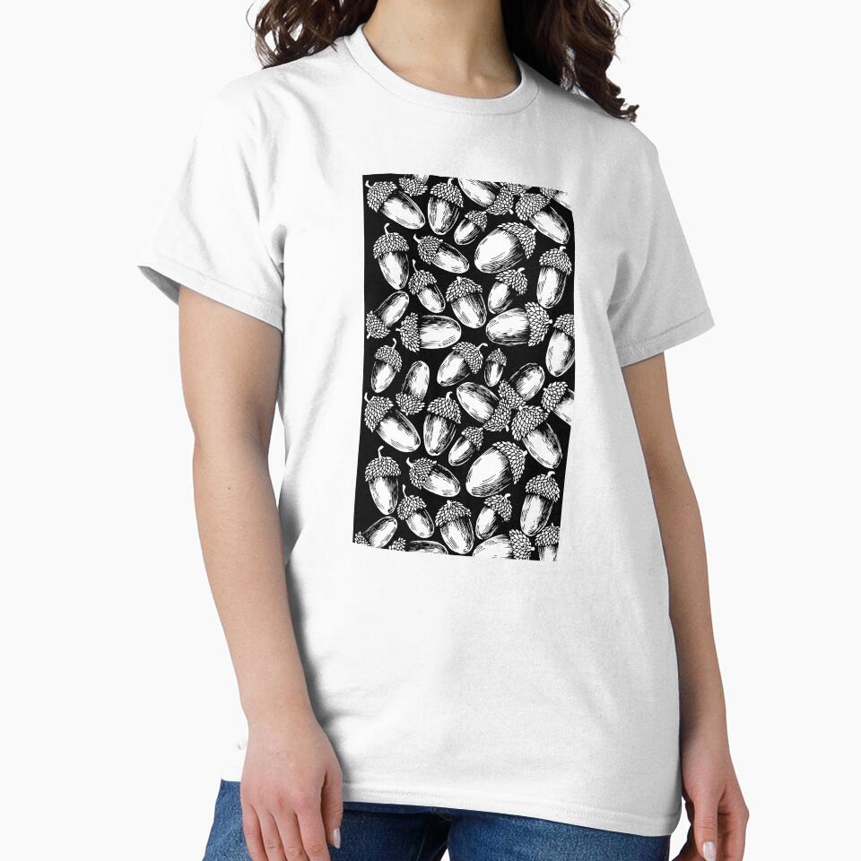 Acorn pattern by Ink & Silence by Loraaart