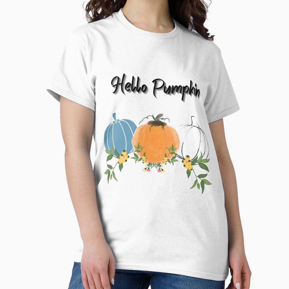 Hello Pumpkin Fall Farmhouse Rustic Boho by Drnksuzys