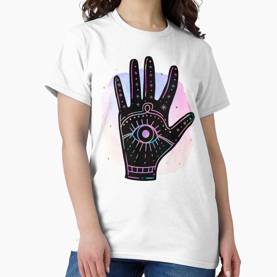 Mystic hand with celestial eye by JuliaPop