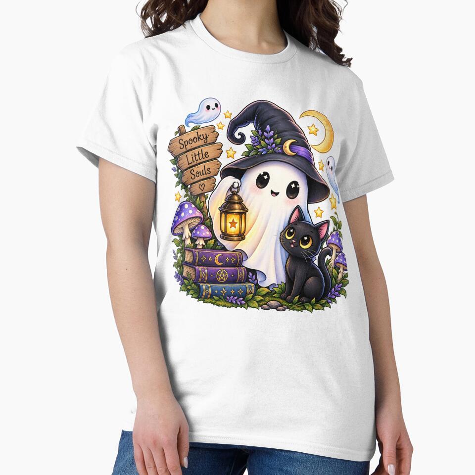 Whimsical Ghost Kawaii Spooky Character by Phantom Hollow