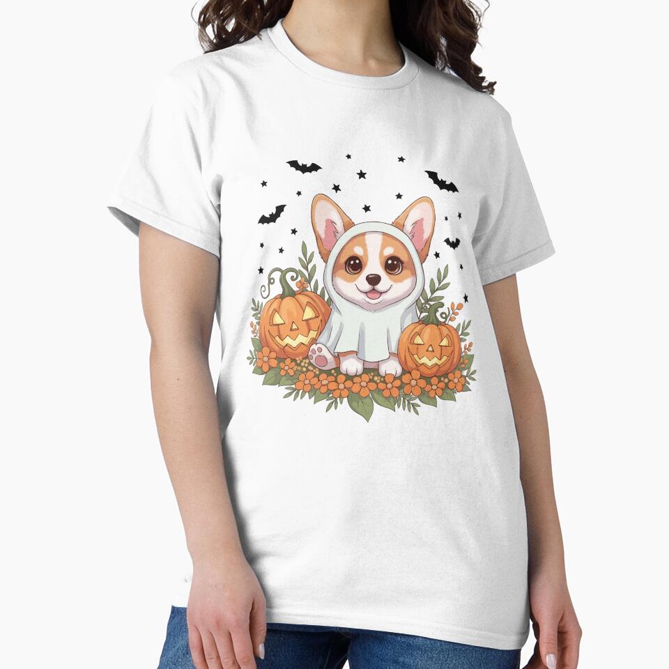 Pembroke Welsh Corgi Puppy Ghost – Cute Halloween Dog Costume by The Real Life Symphony