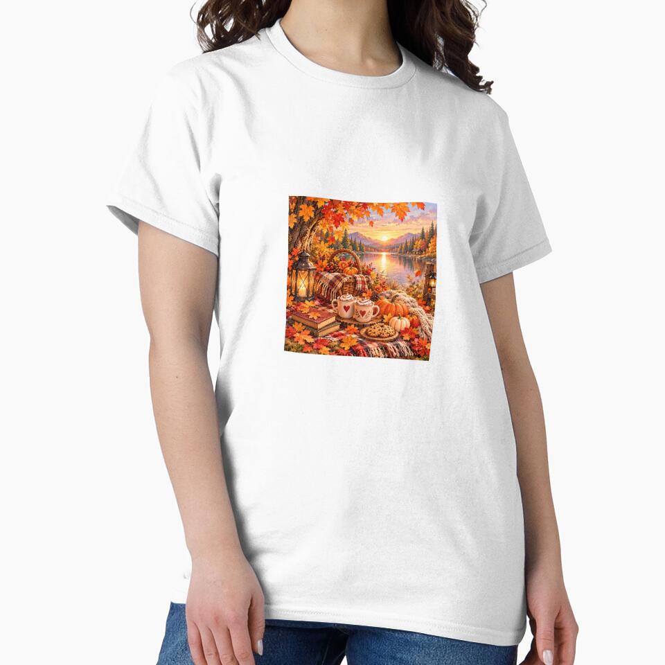 Cozy Autumn Picnic – Pumpkin Spice & Hot Chocolate by NestDesigns01