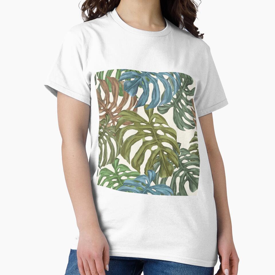 Leave Pattern Watercolor - The Leaves Are Falling Golden by AR Studios