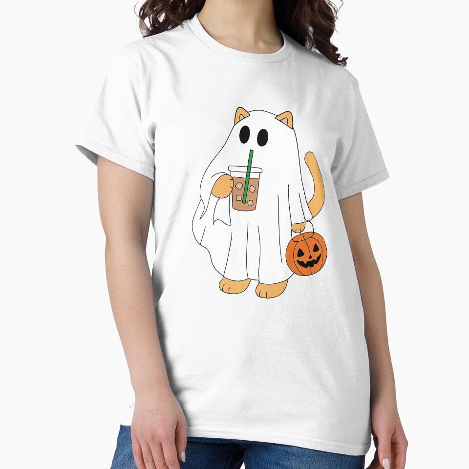 Spooky Cat with Coffee by NeoLab Society