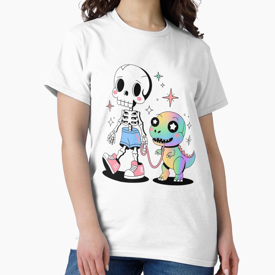 Skeleton and  Dino by Fashion For You