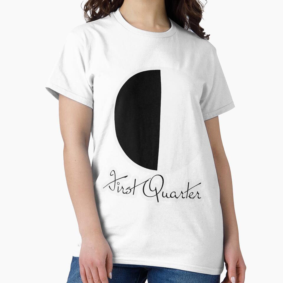 First Quarter Moon Minimalist Moonphases by fatherbruhl