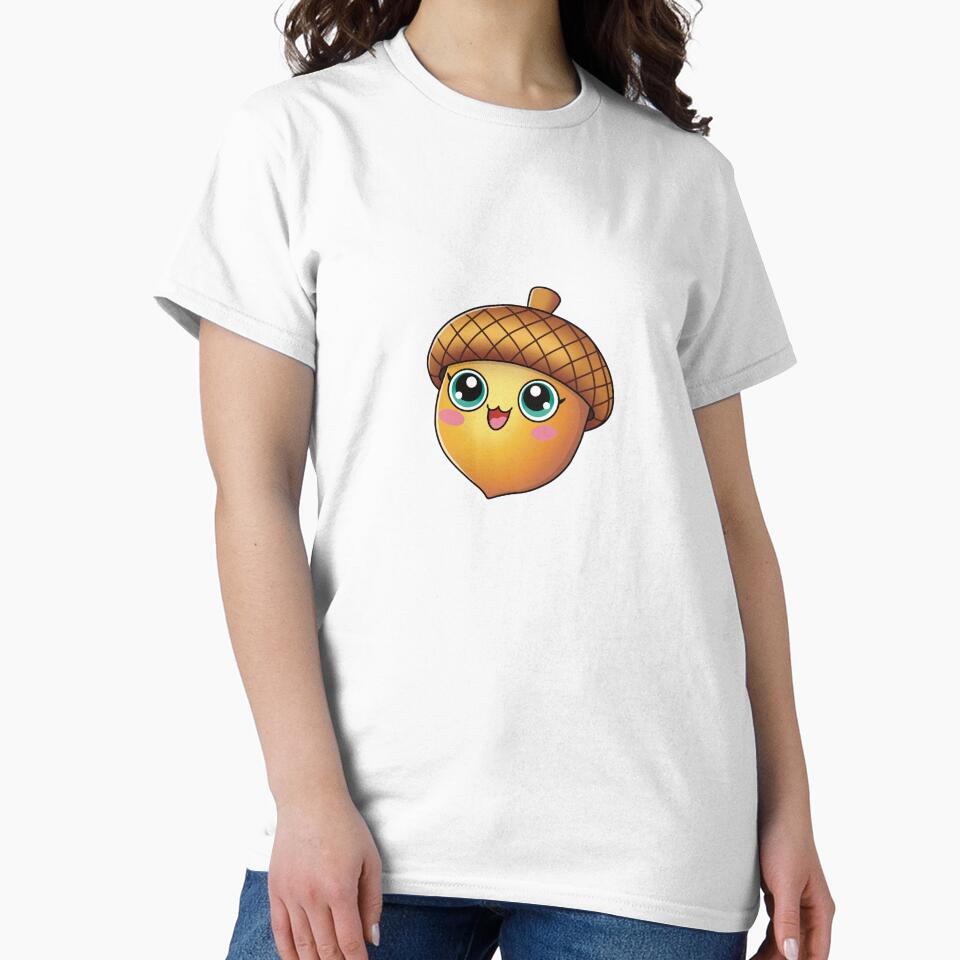 Cute Cartoon Acorn with big eyes by CraftachicDsgn