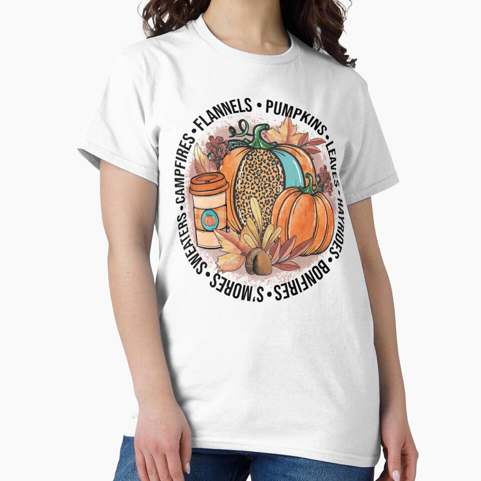 Campfires, flannels, pumpkins, leaves, hayrides by VytisPrints