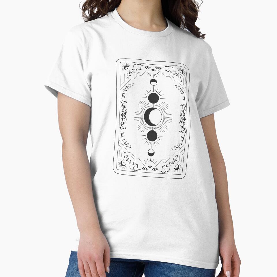 tarot moon card by Cine Merch