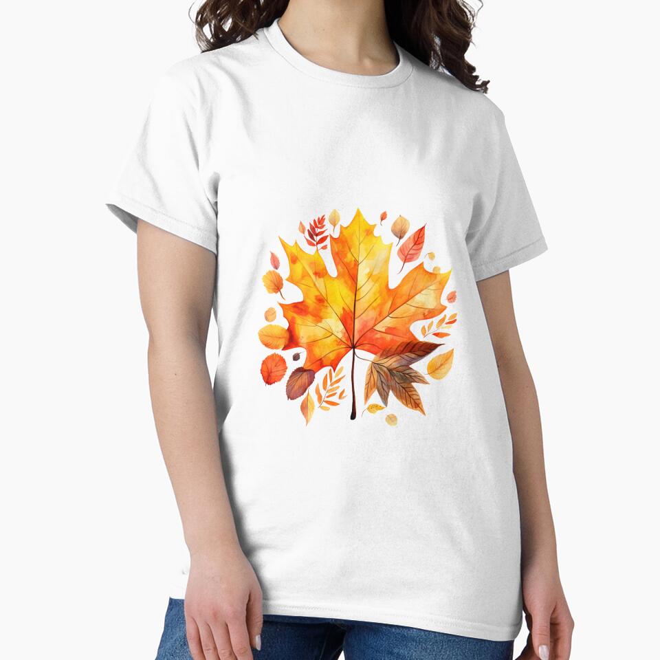 Autumn leaves - Fall leaves - Fall season (8) by Softly Made Studio