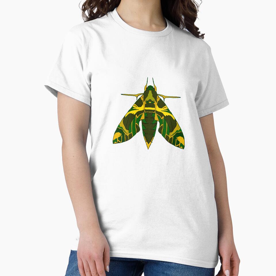 oleander Moth art nouveao by Moth-Oak