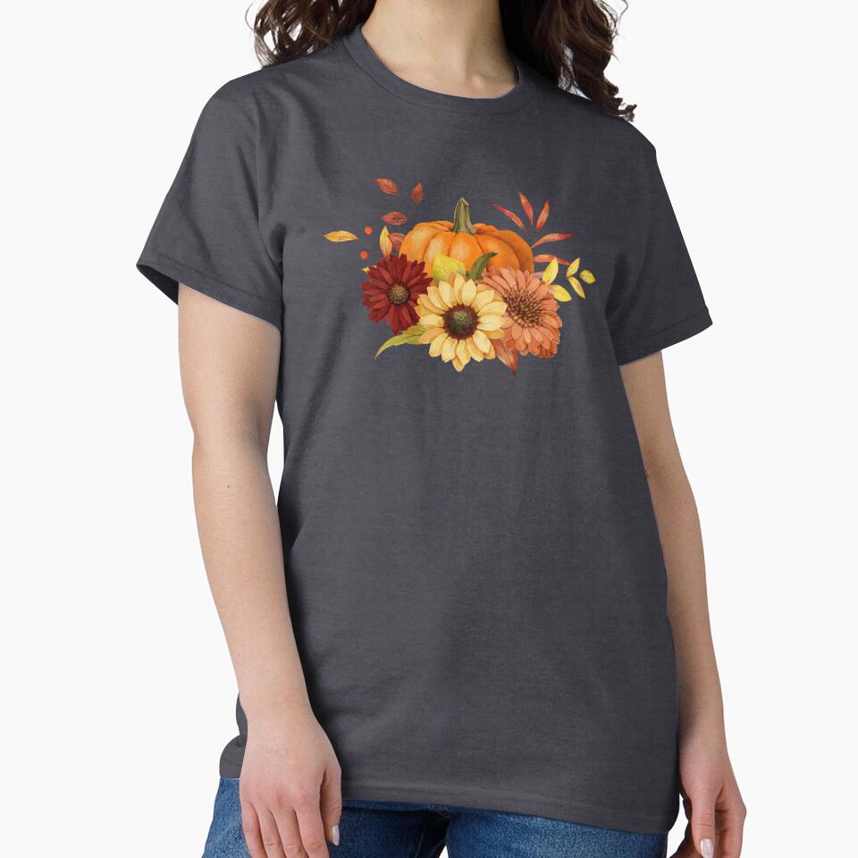 fall pumpkin sublimation shirt, by chipmuckdesignn