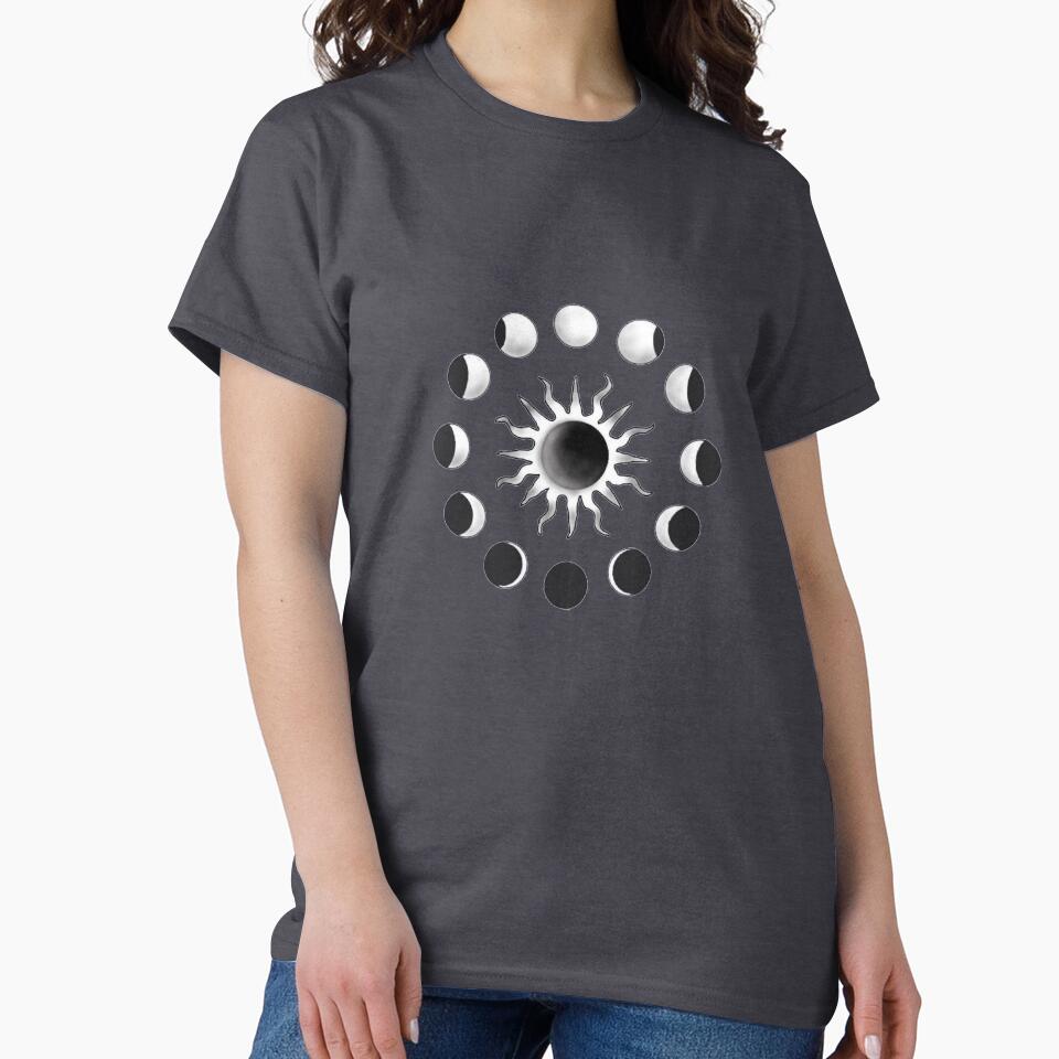 Moon Phases & Solar Eclipse by bluegumleaf