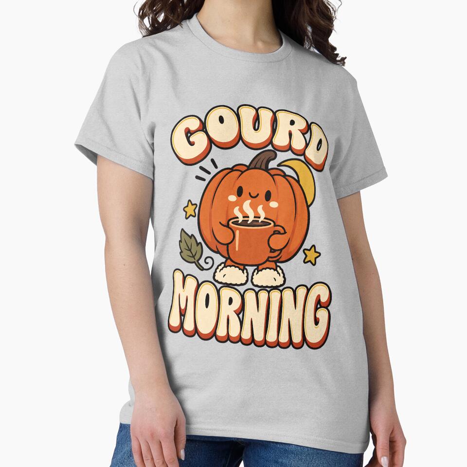 Gourd Morning Sleepy Pumpkin Coffee by  MAD's Recreation Studio