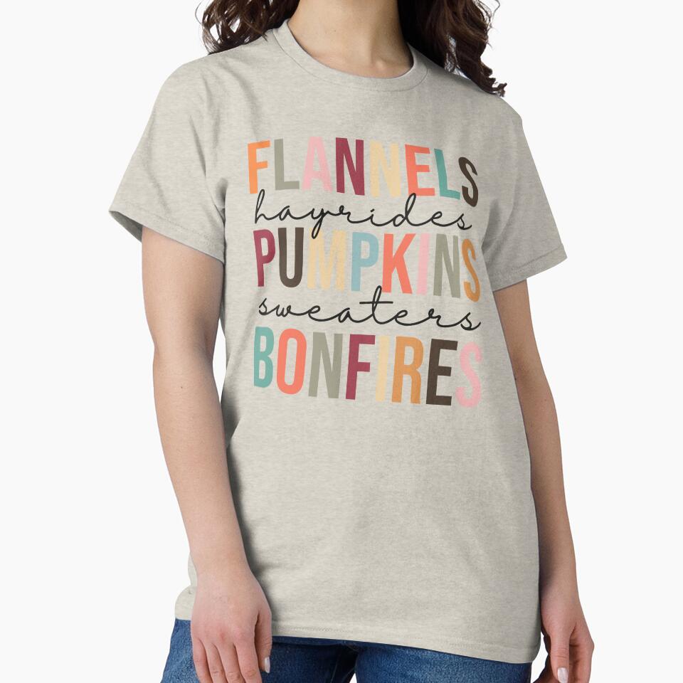 Flannels, Hayrides, Pumpkins, Sweaters, Bonfires by andieartco