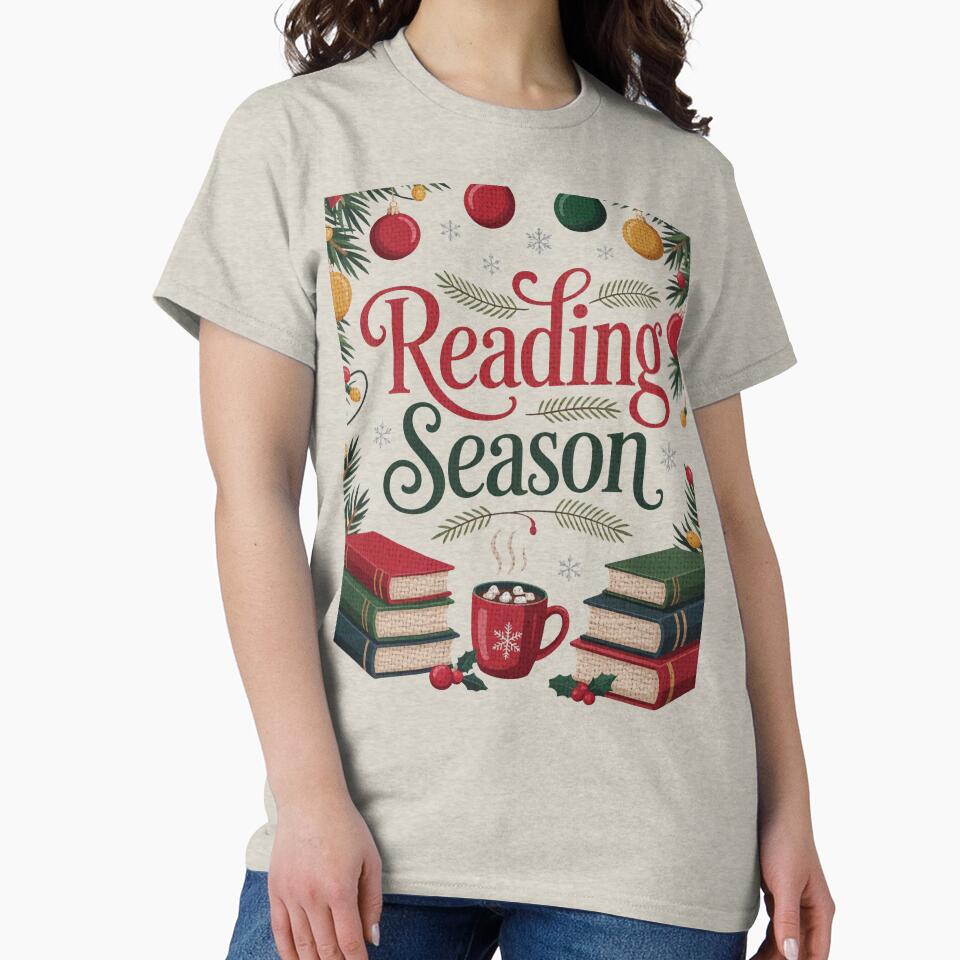 Reading Season – Holiday Reading Gift for book lovers by belladesign7
