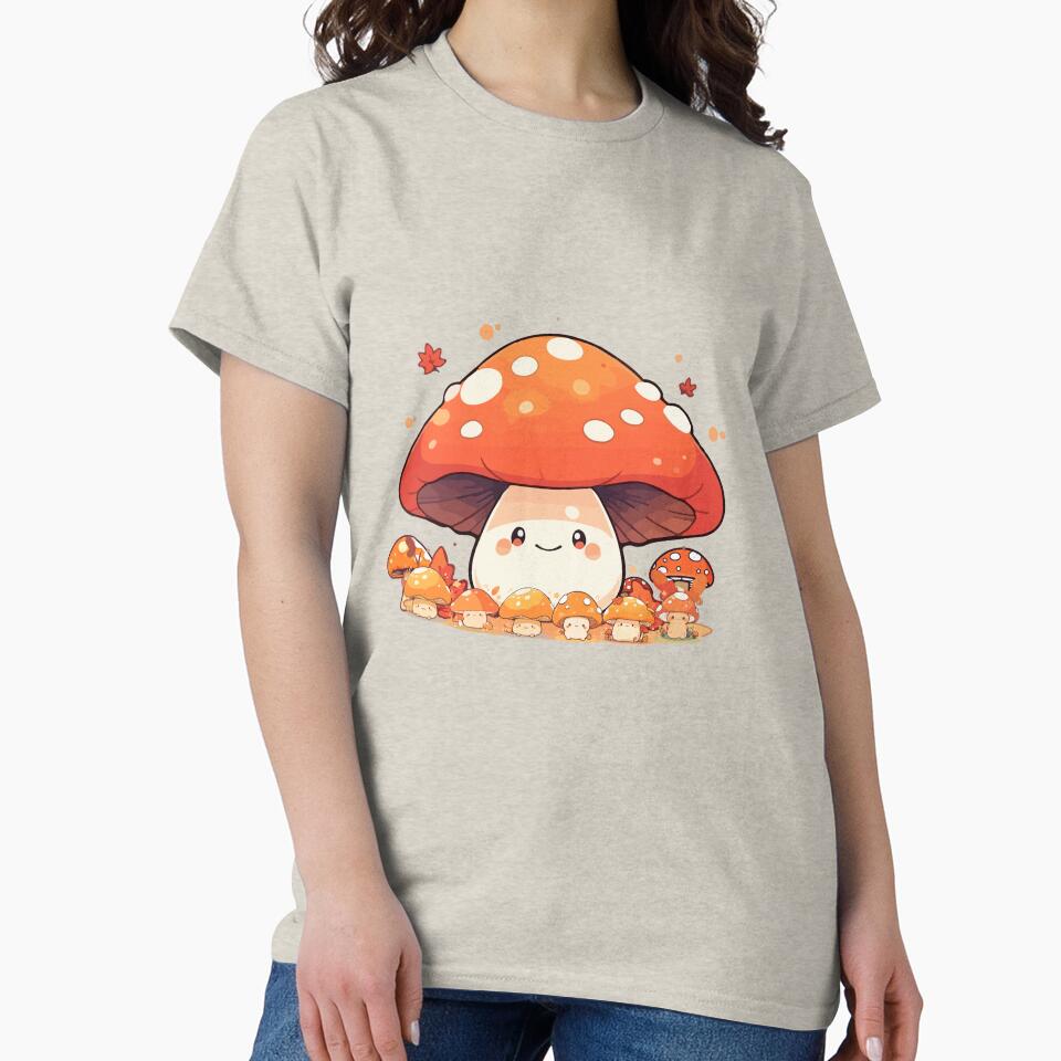 Birth of new mushies by emotional mommy mushroom | adorable mushrooms by Fanatic Nerd