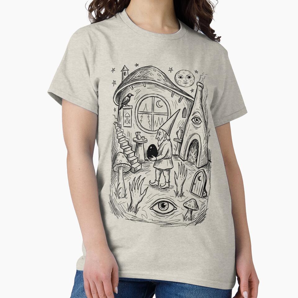 Enchanted Mushroom Cottage - Whimsical Horror by bapupa