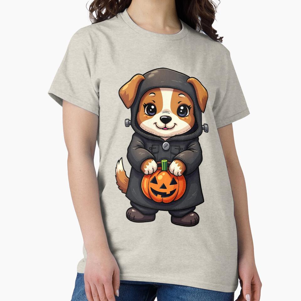 Halloween Dog, Frankenstein Dog, Spooky Puppy, Cute Halloween Animal, Trick or Treat Dog, Pumpkin Dog, Kawaii Dog, Funny Halloween Dog, Puppy Lover Gift, Halloween Costume by ArtDesignTp