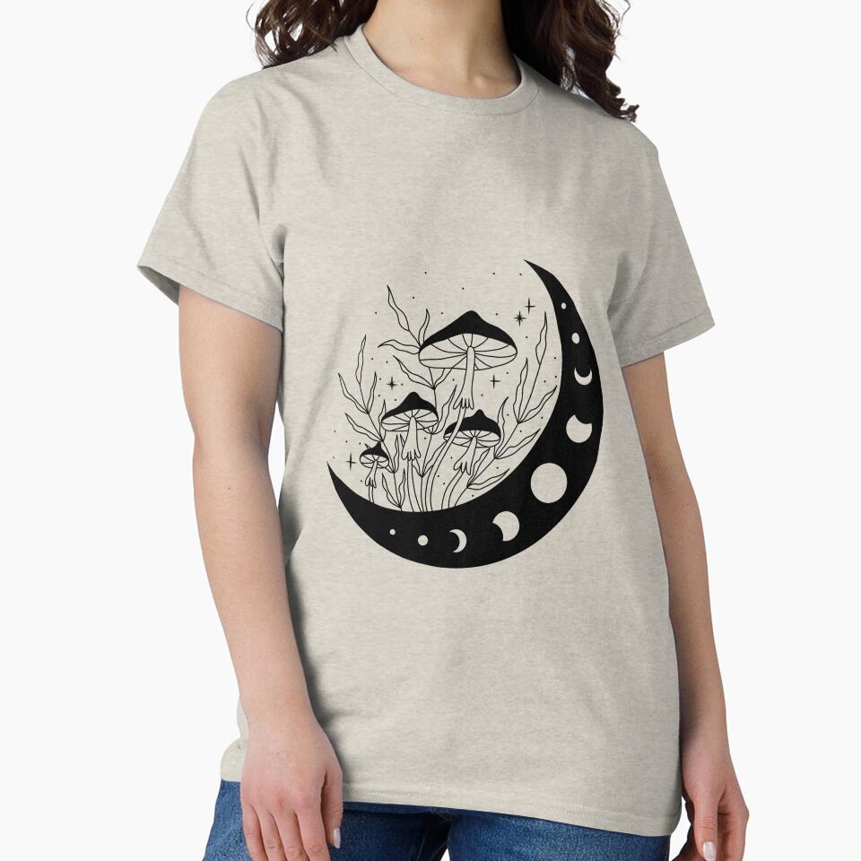 Mushroom Moon Phases by ayyyyeitsnat