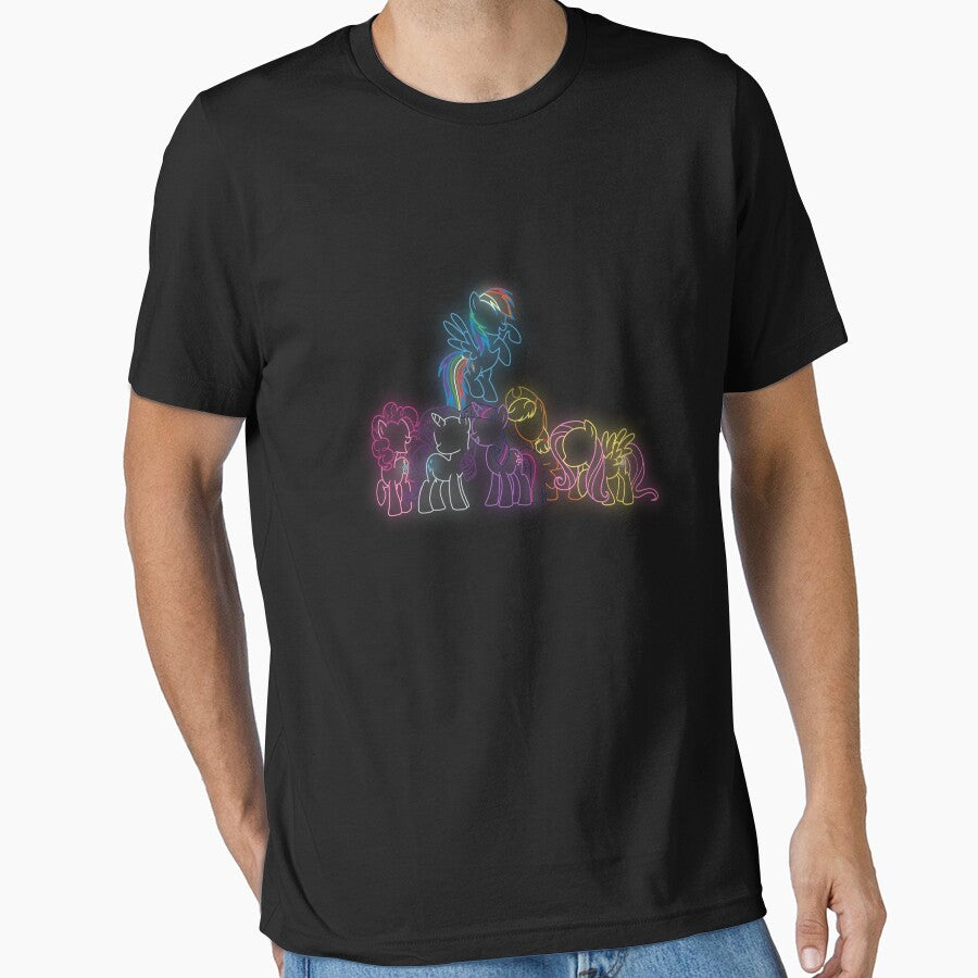Pony Friends Neon Glow by dodj