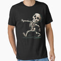 Funny Dancing Skeleton Halloween by Quirky Shirts