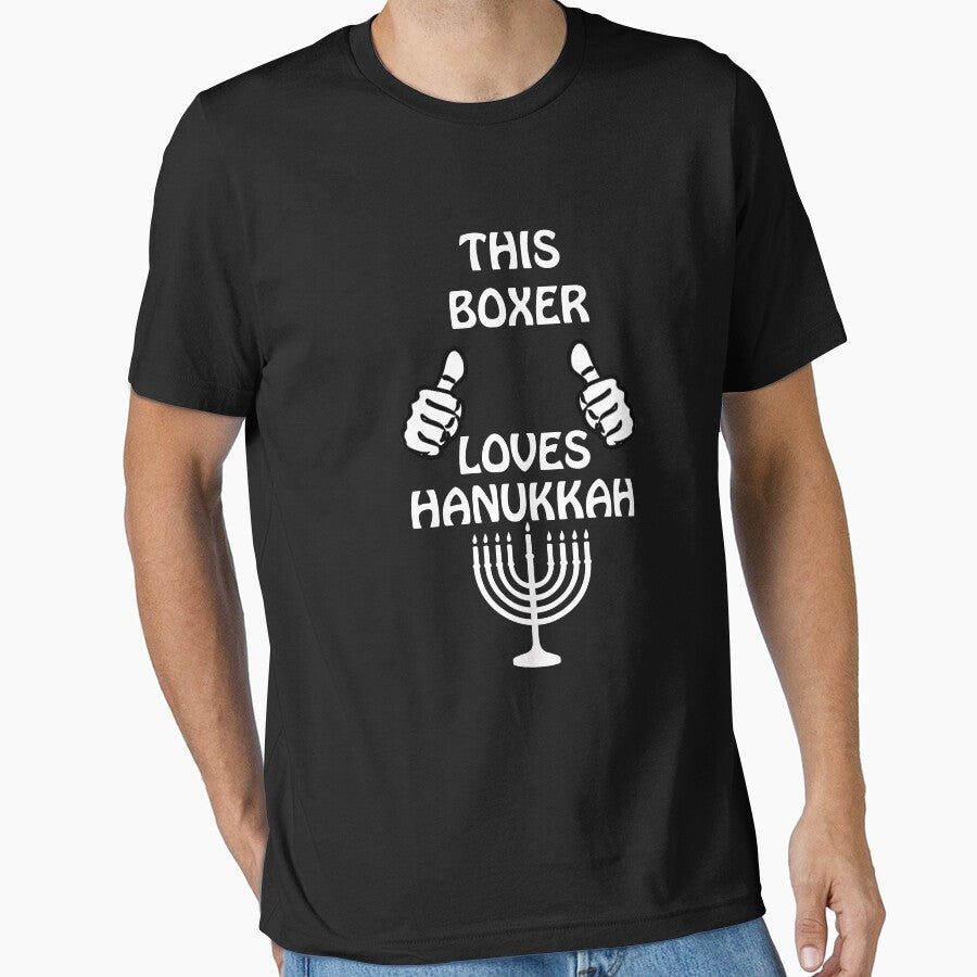 Boxer Hanukkah funnyshirt by drimel