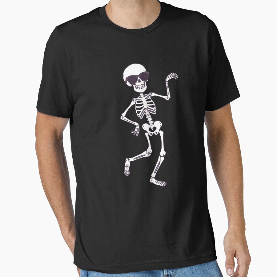 Dancing Skeleton with Sunglasses – Funny Halloween Vibes ??️ by ZYNORAworld