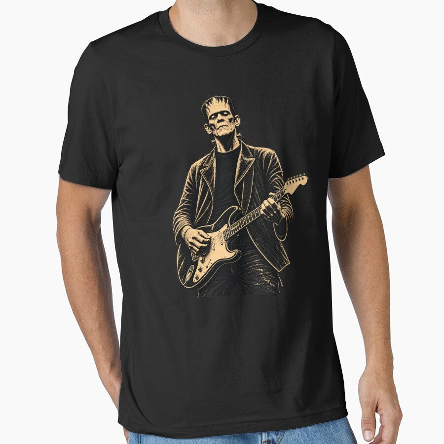 Gothic Monster Guitarist Playing Guitar Halloween by WILLIAMS-BR