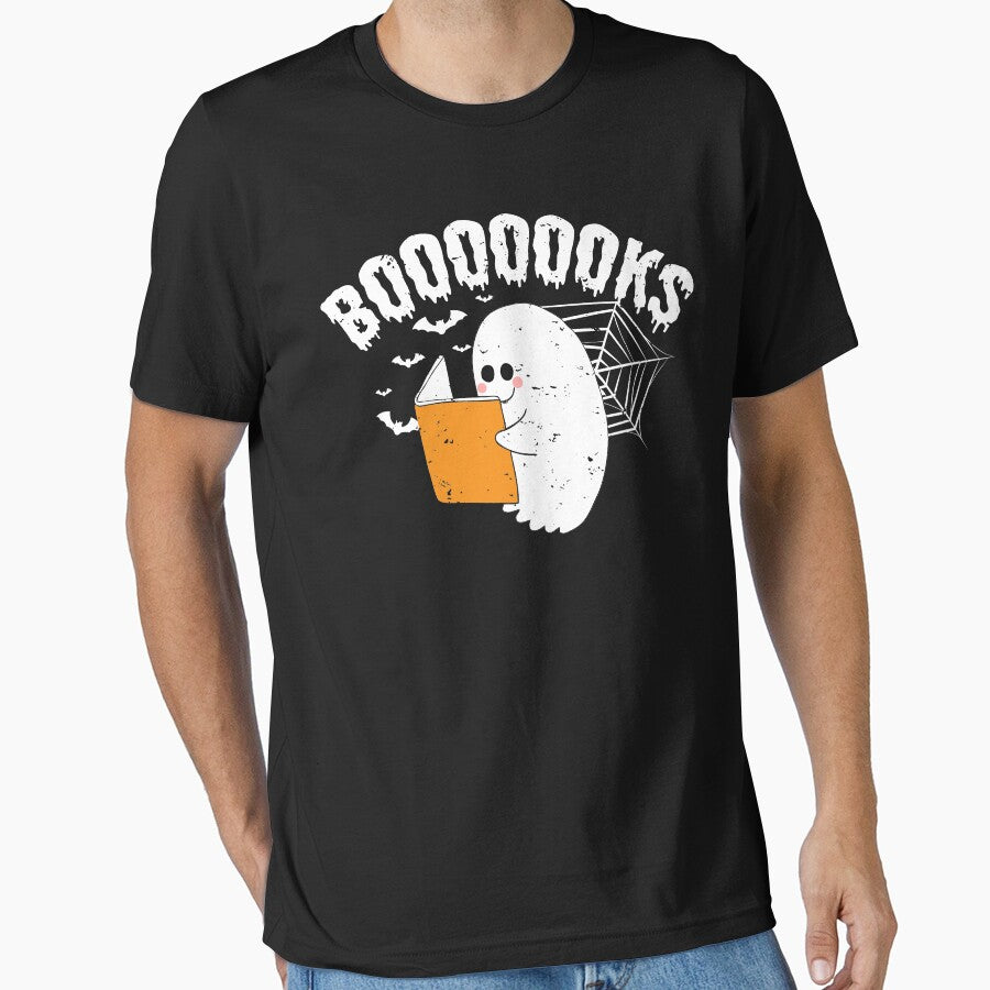 Ghost Book Reading Halloween by Art-Max