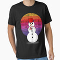 Logo Snowman Cool Christmas Funny by Shop-Art-bigfo
