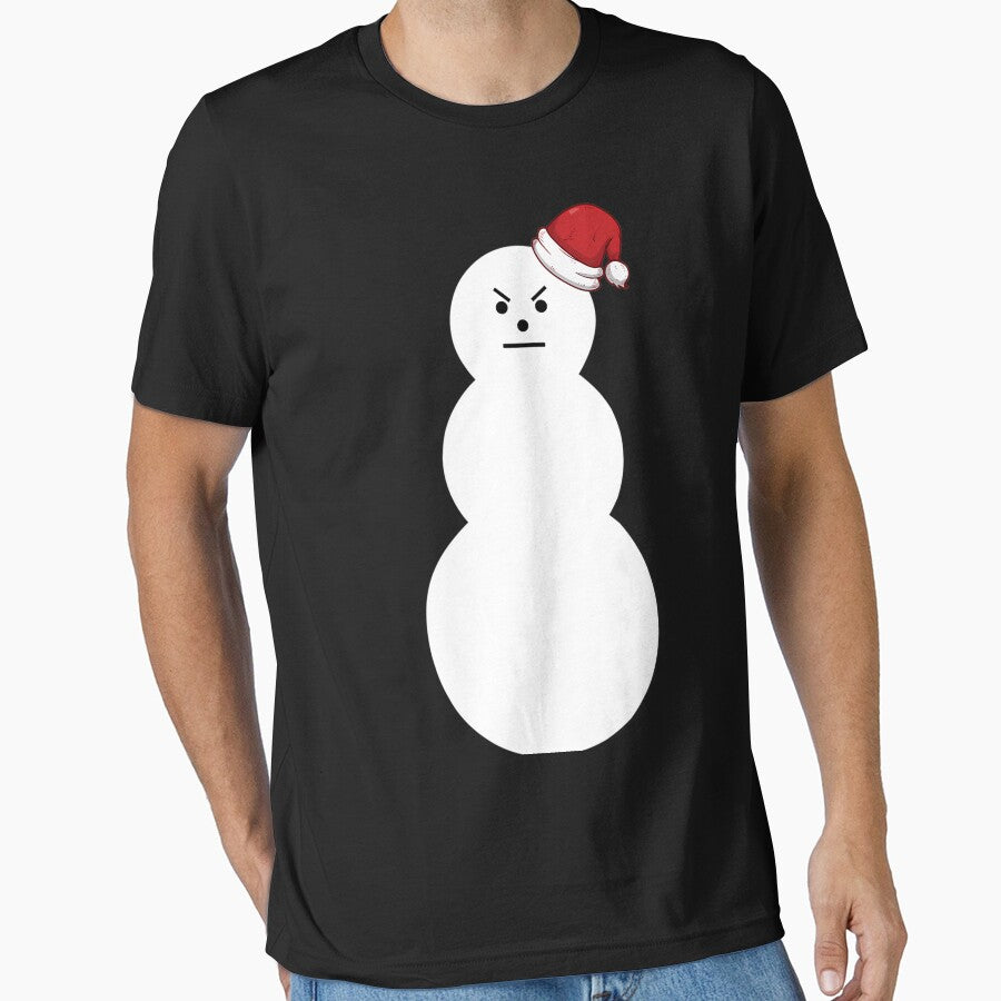 Funny Christmas Logo Snowman Cool by Shop-Art-bigfo