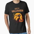 Catty Halloween Pumpkin Cat by evanyart