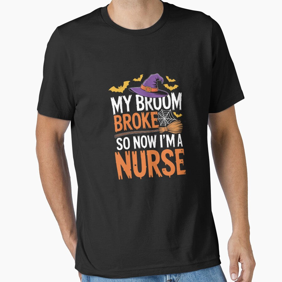 My Broom Broke So I Became A Nurse Halloween by ToggleBet