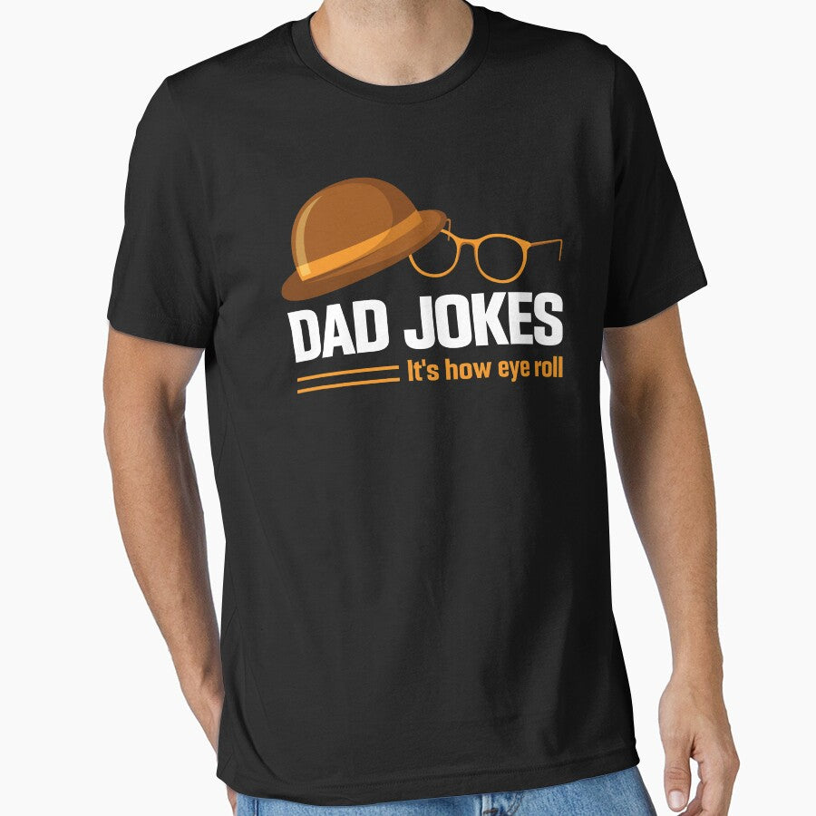 Dad Jokes It’s How Eye Roll Funny Saying Fathers Day Gift by Best Designer