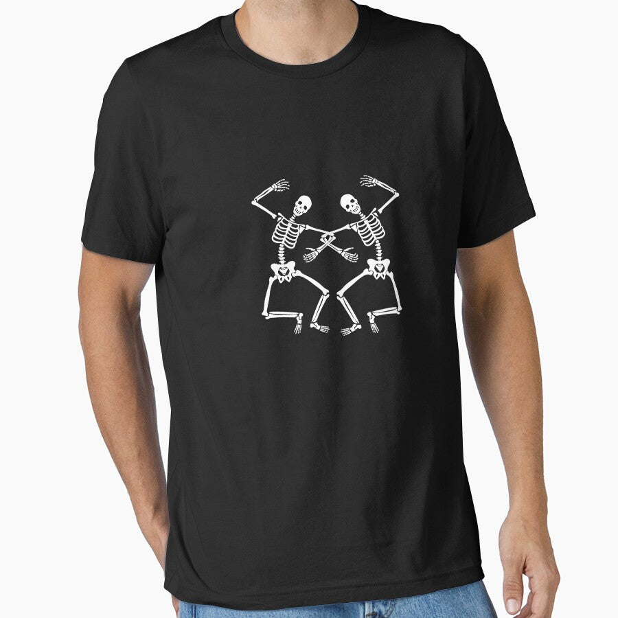 Squaredancing Skeletons Halloween Country Dancing Skeleton Gear by DynamicDesign