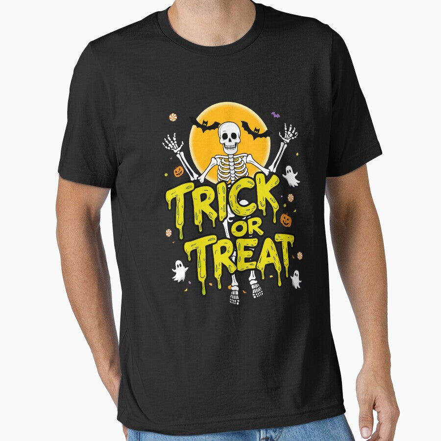 Dabbing Skeletons and Spooky Ghosts for Boys Girls Halloween by BongsEmporium