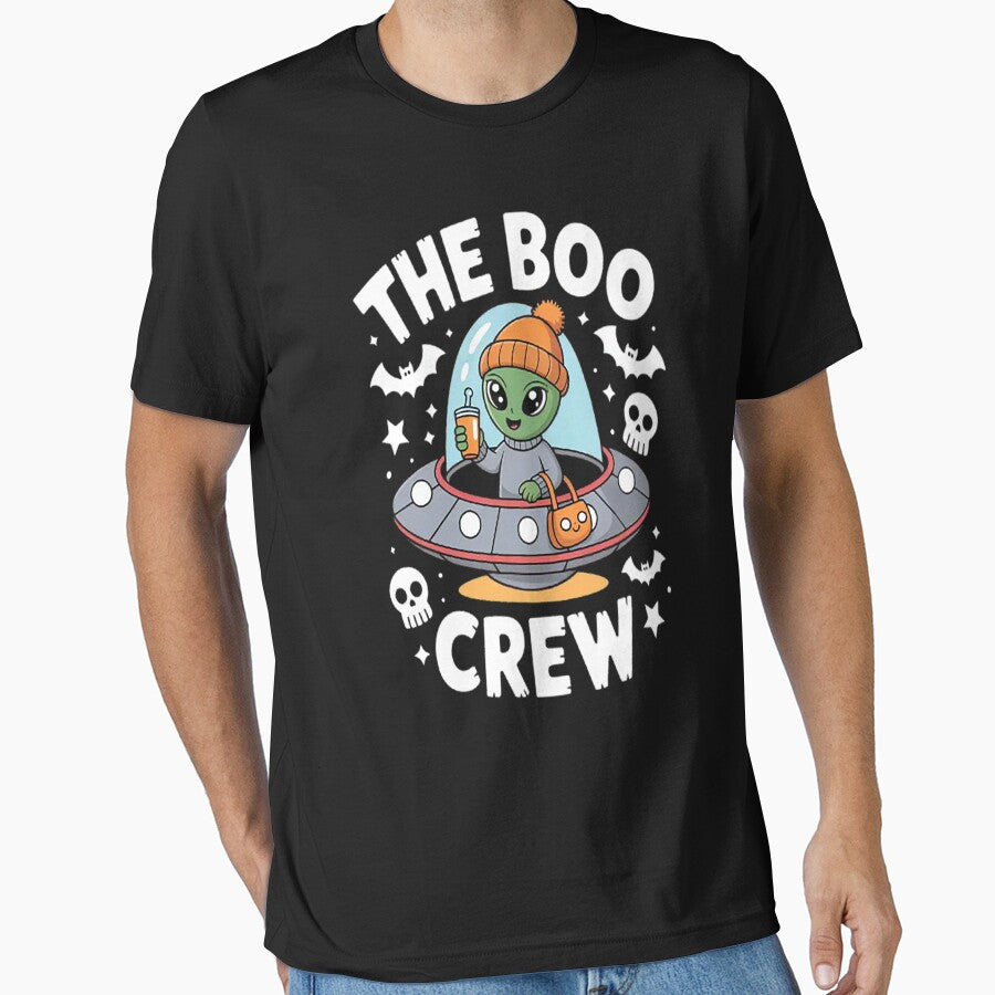 Halloween UFO Alien Ghost The Boo Crew by gandebro