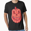 Red Scary Pumpkin, Halloween Pumpkin by Dven-Clothes