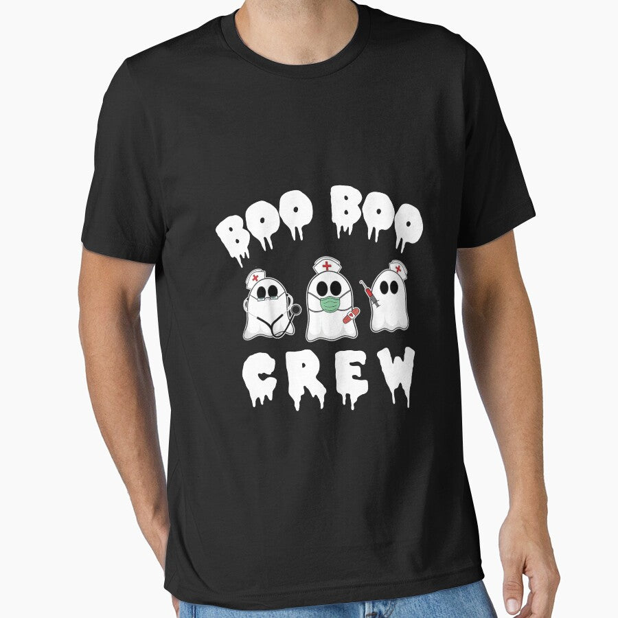 Boo Boo Crew Funny Nurse Halloween Ghost Costume Gift by Nabells