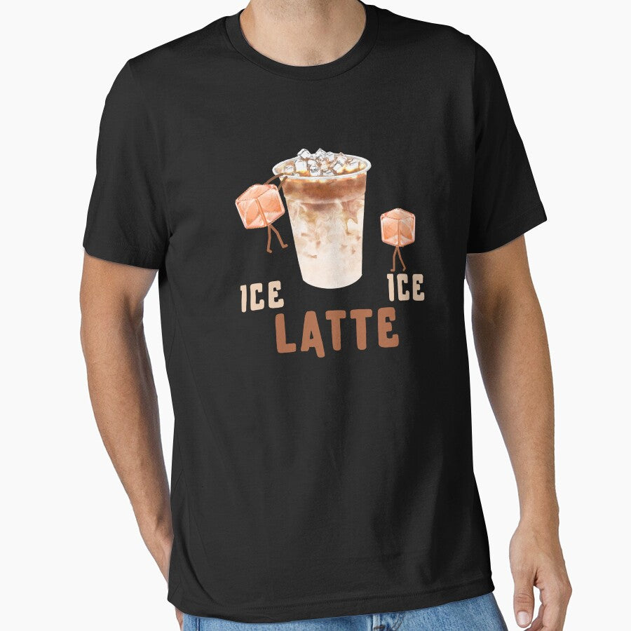 Ice ice latte, funny ice coffee design by reka88