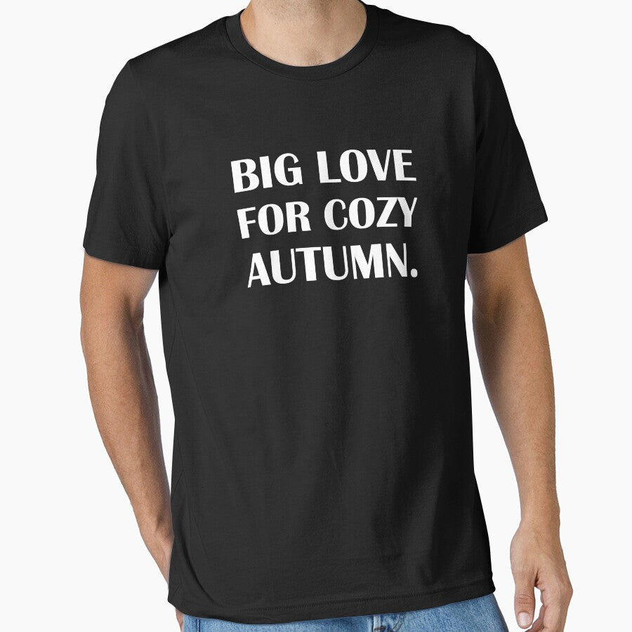 Big Love For Cozy Autumn. / Introvert Joke Funny T-Shirt Label by introvertvibes