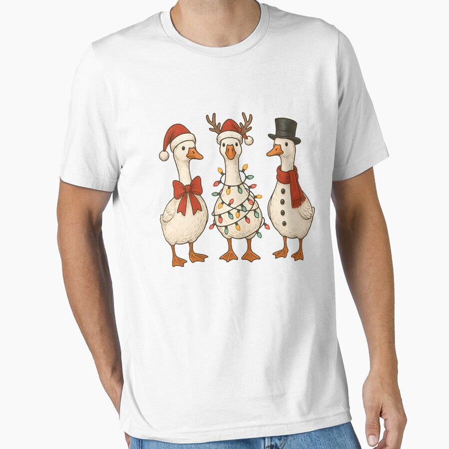 Vintage Christmas Goose - Funny Retro Christmas by ZBIFBOUETLA